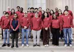 Group photo of students and staff in the First Gen/Low Income program